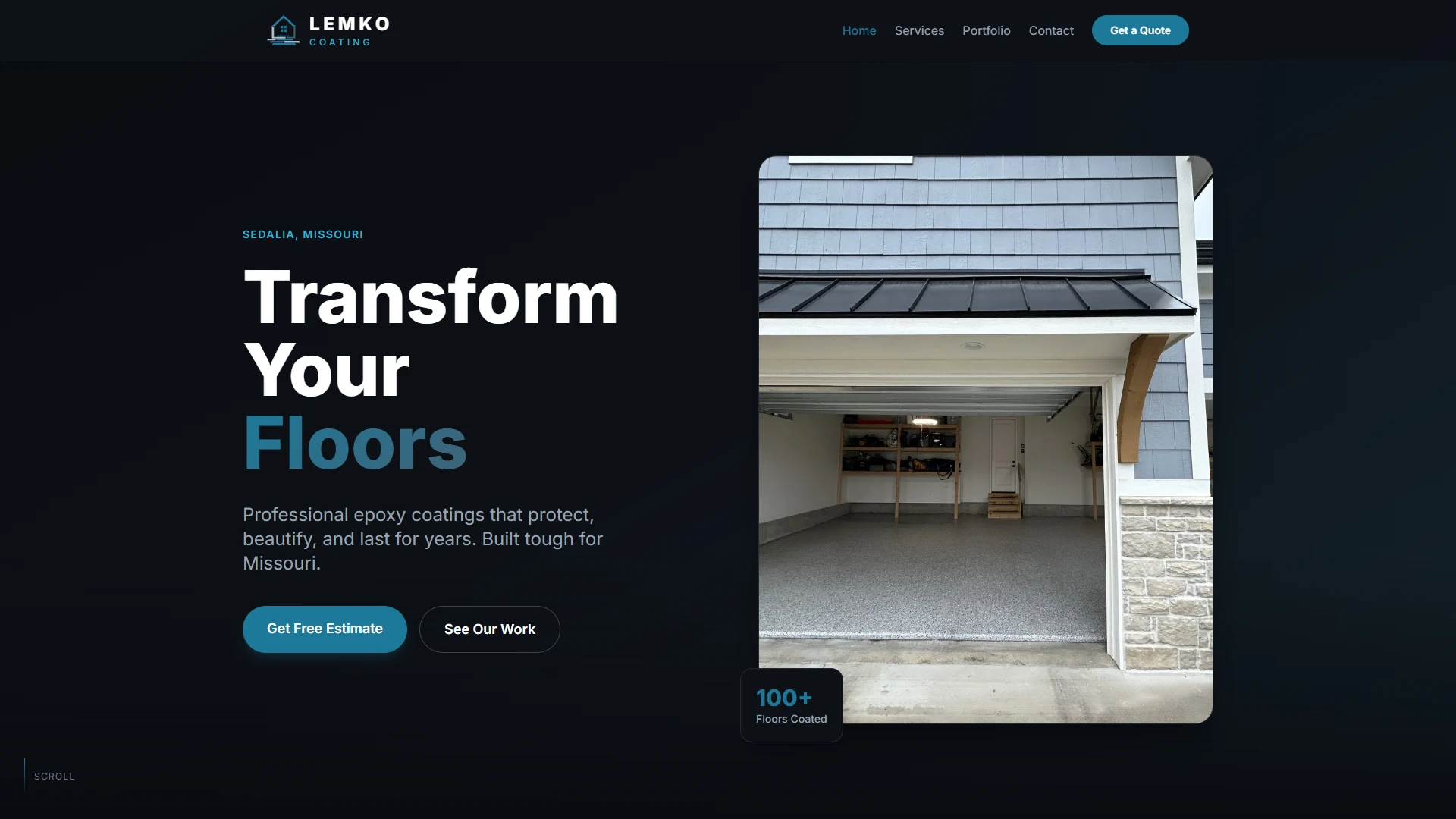 Lemko Coating website - built by Orlov Digital